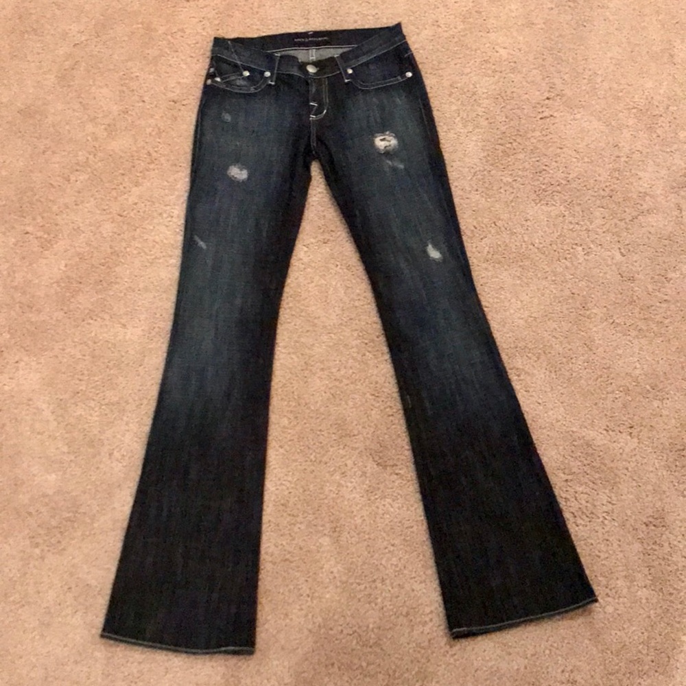 Rock & Republic Distressed Bell Bottom Jeans